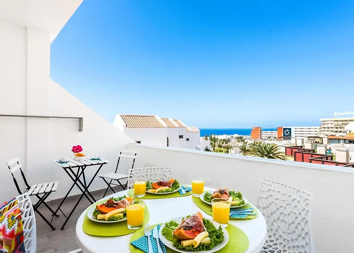 Apartman 97 Hermosa Marina Primavera Con Terraza Y Piscina Costa Adeje (Tenerife)